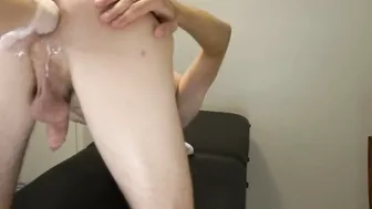 Lover Fists her Man until he Ejaculates Gapping