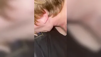 No Gag Reflex Deep Throat and Drink