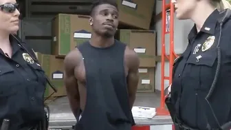 Assistant fellatio African suspect taken on a tough rides