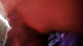 Her Thick Lips Blowing and Licking this Gigantic Cock 