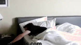 Hangovered son fucks his Goddess stepmom