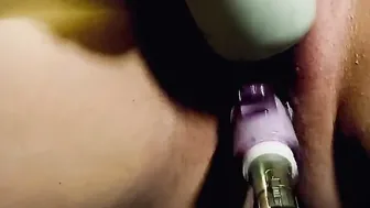 Mom Getting Railed by Machine and Wand