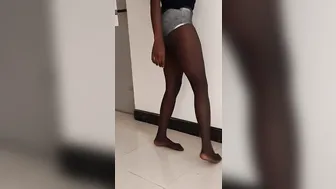Today I Wear my Ebony Nylons
