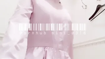 【女子更衣室】生着替え　試着室　日本人　素人　個人撮影　japanese Amateur　mini Dress