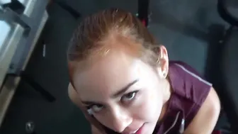 Red Haired Volleyball Skank Blows Coaches Cock for Facial: Brandibraids