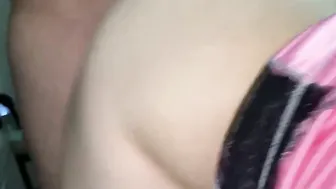 Gigantic Butt Asian Ex-Wife into her Nightgown