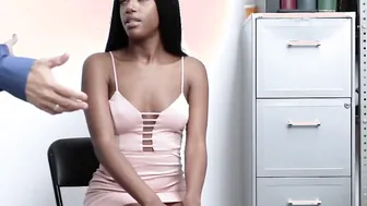Stolen porn video – African 18 year old thief Ashley Aleigh banged by older guard
