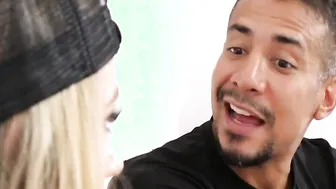 Cutie Jayden Ebony ravaged by a gigantic dick and fed