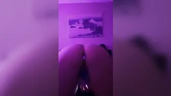 Plugging my Tight Butt and Posing my Clitoris