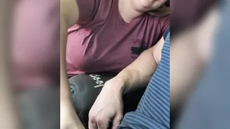 Blowing Penis inside his Truck
