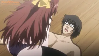 Animated Uncensored | Accidentally Plowed his Mistresss Sister and Cum into | Anime Animated