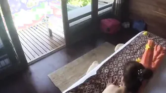 Morning doggy