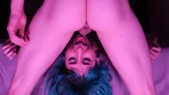 Surprising Daddy with Face Fucking