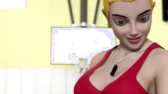 ADULT TIME - Gigantic Titty Animated Gym Professor Shows The Class How