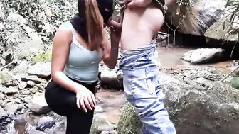 Falling on the stick and taking it into the booty at the