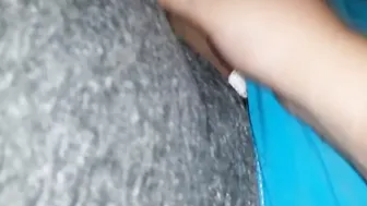 I helped the driver to relieve tension on the road
