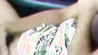 Hispanic with Bushy Cunt Masturbates/fingers herself into Vehicle. Plays Wit Breasts...