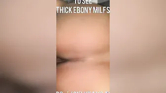 Thick Redbone milf throwing gigantic booty back on a gigantic