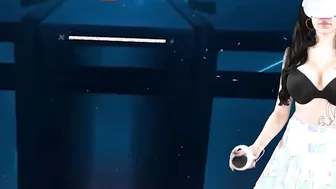 MY HOTTIE STEP SISTER PLAYS VR BEAT SABER. Honey Haze