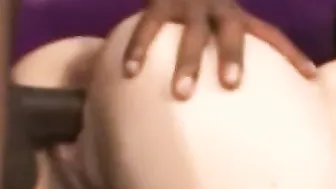 double penetration Anal Party with big black cock and White mom Feeling and doing