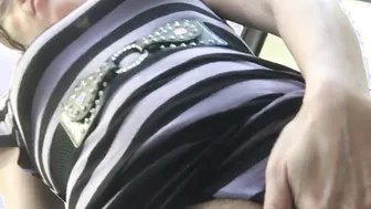 Inserting my Kegel Nuts inside my Cunt