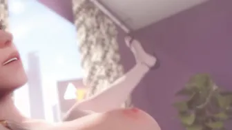 【MMD R-barely legal SEX DANCE】TASTY GIGANTIC WHITE BUTT EXTREME ANAL SEX ハードアナル [MMD]