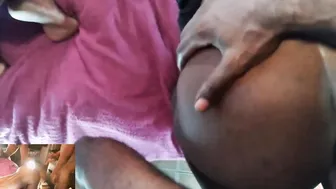 Thot into Texas Porn - 4way Foursome Busting Balls on two Bubble Butts 4 Black Booty Cheeks Nailed Rough