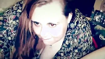 Chubby red head dyke licks her mistresss clitoris