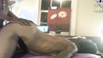 Thot inside Texas Porn - Jizzed Bareback Tall Black Amature Black Bimbo Wobbly Ass Farting Cunt