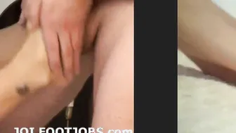 Are you obsessed with my toes JOI
