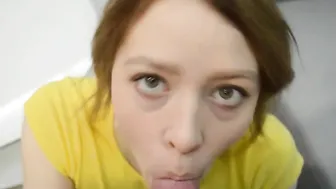 pov First Morning Creampie - Incredible Sexy Fellatio