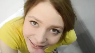 pov First Morning Creampie - Incredible Sexy Fellatio