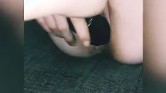 Having Fun with my Tight Leaking Pink Twat with my Sex Toys