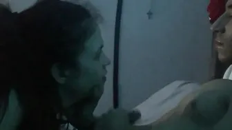 Boricua Sucking Off Mexican Cock