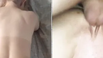Doggy Style Lynn Thomas Takes it from behind (close Up)