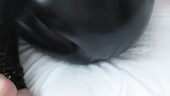 SHE BEGGING ME TO NAILED HER INSIDE LEATHER LEGGINS