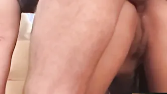 Shy married giving butt