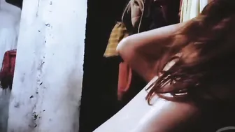 Young Filipina sluts with goddess body into shower inside dark