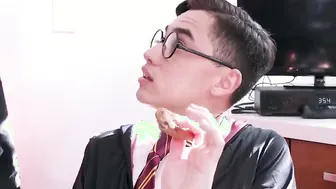 Skinny Milf Teacher's Hot Threeway - Facial by Big Dick & Nasty Professor