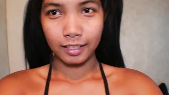 Pigtails Thai Teenie Heather Deep Selfie best Deep Throat Head into the World Creamthroat and Drink