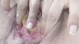 Intense Peehole Fucking with Gigantic Vibrator Masturbation