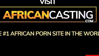 Big Boobed African Ebony Covered into Cum from 1st Time Facial