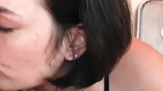 Real Cheating Fiance Worships New Dick