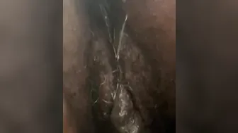 Butt Training makes her Vagina Soak