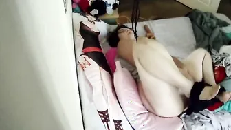 Caught Spreading Her Legs