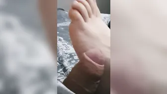 Step Milf Devils Pedicure ending on Legs and Amazingly Hot Banged with Step Son