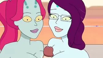 Rick and Morty - a way back Home - Sex Film only - Part 45 Unity Double Boobjob by LoveSkySanX