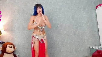 Arabic striptease and nude dance