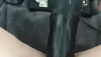 Letting Machine Rubs my Swollen Clitoris and Banged my Snatch until Orgasm
