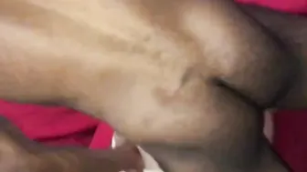 Babe Susan getting her twat spread by huge african penis